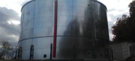 Galvanized steel 1000 cbm tanks