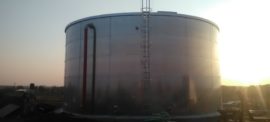 Galvanized steel 500 cbm tanks